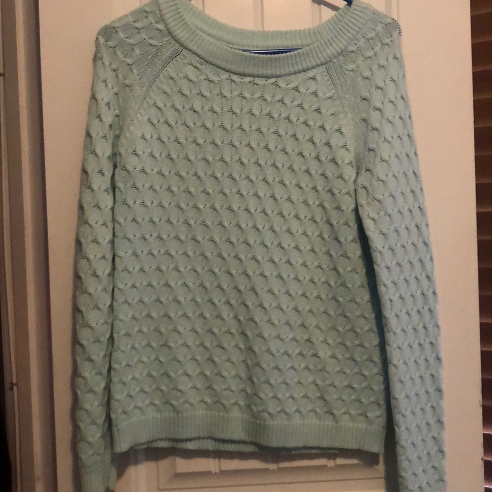 Mint green Old Navy sweater
